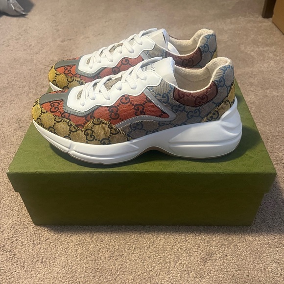 Gucci Rython GG Multi Color White NWT - Picture 4 of 15